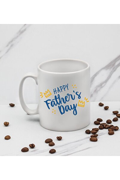 vegahediye v vega Happy Father's Day Design Mug Gift for Dad Mug Cup B3