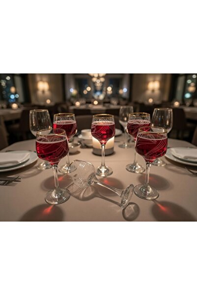 Dream glass 6-Person Footed Coffee Side Glass