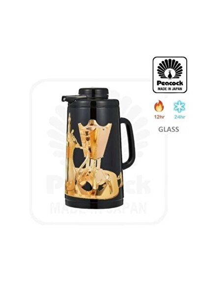 Generic Japanese Tea Thermos 1.3 Liters Black (Pressure)