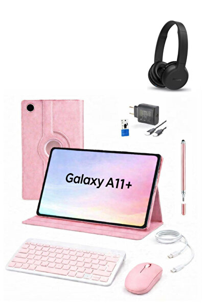 Samsung Galaxy Tab A11 Plus 11'' 6GB 128GB TABLET+KILIF+KLAVYE+MOUSE+ŞARJ BAŞ...