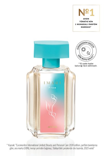 AVON Imari Free Kadın Parfüm Edt 50 Ml. İkili Paket