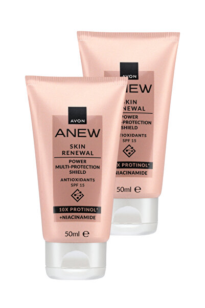 AVON Anew Power Çok Amaçlı Cilt Koruyucu Krem SPF15 50 Ml. İkili Paket