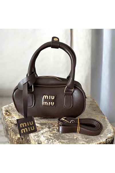 Gözde Mağazacılık Arma Detail Snap Fastener Baguette Women's Hand Shoulder Bag