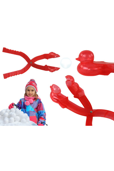 Three top online Машина за сняг Машина за снежни топки Червена патица