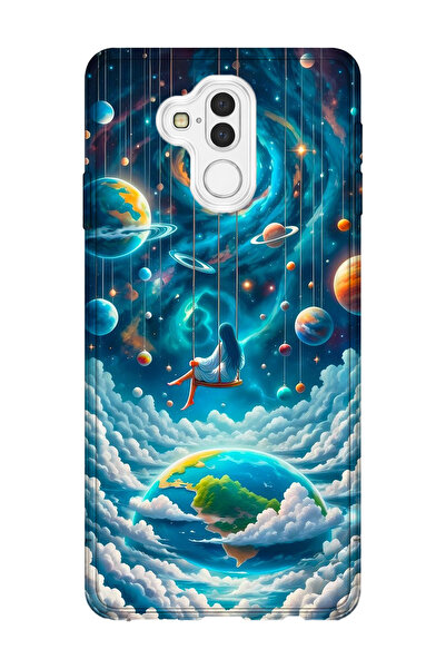 lelia حافظة هاتف شفافة متوافقة مع هاتف Mate 20 Lite مطبوع |   مجموعة كوزميك و...