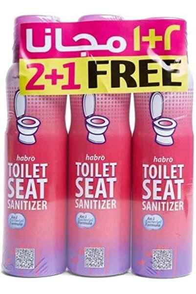Habro Toilet Seat Sanitizer Spray - 3 x 150 ml