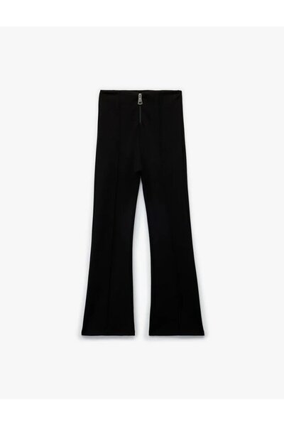 Koton Pantaloni de bază slim fit din amestec de viscoză