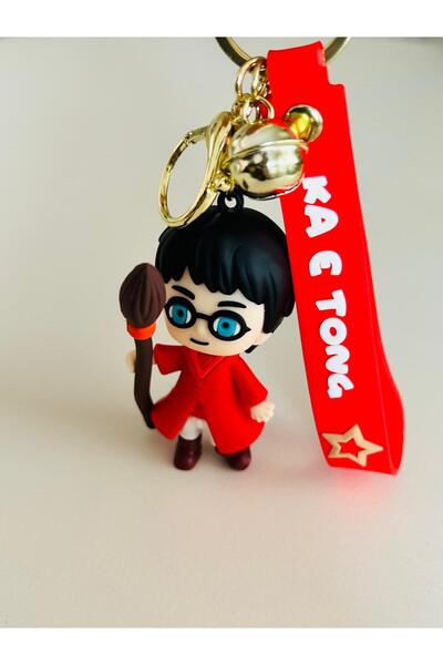 KAYLANIN DÜNYASI Figured Keychain – Red Themed Mini Character Keychain, Bag Ornament, Special Gift for Loved Ones