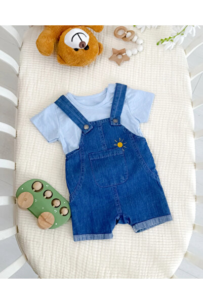 hümabebe Güneş Pocket Detail Shoulder Snap T-Shirt Summer Slopet Set of 2