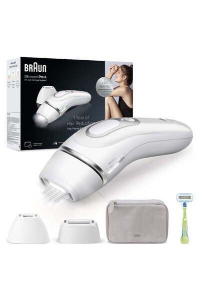 Braun Epilator IPL Mătase Expert Pro 3 PL3132, geantă de accesorii și aparat ...