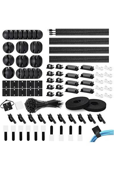 The Bros Cable Management Kit, Electrical Cord Ties, Cable Ties for Office De...