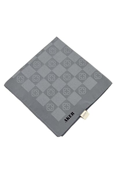 Aker Μαντίλι Monogram Check - Γκρι 973