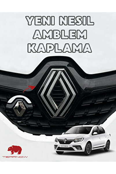 TEARNOW ملصق شعار الجيل الجديد سيمبول 3 (2016-2021) - أسود بيانو، أسود ورمادي