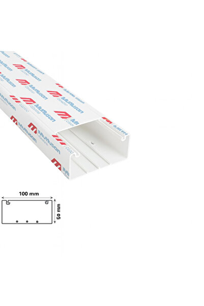 Mutlusan Kablo Kanalı Içten Kapaklı 100X50 2 Metre
