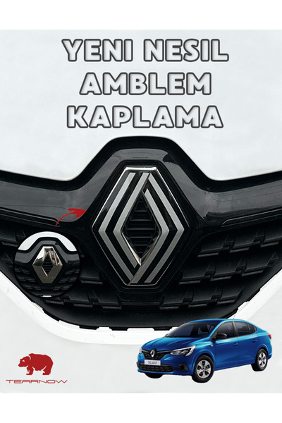 TEARNOW Taliant (2021-2024) Yeni Nesil Amblem Kaplama Sticker - Piano Black, ...