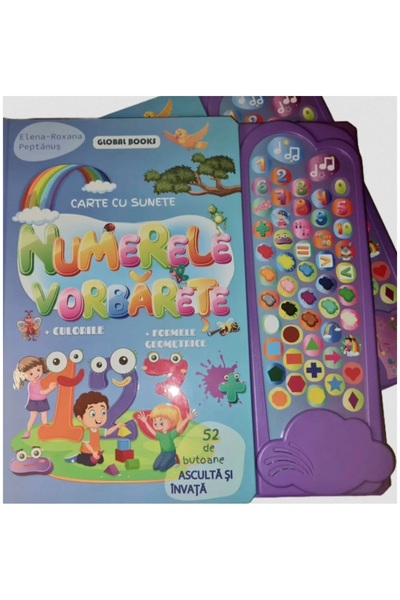 GRAFEA Talking numbers book with 52 sounds publishing house