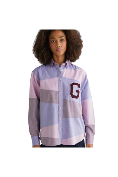Gant Women's Purple Regular Fit Shirt