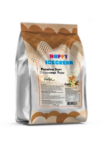 happyicecream Happy Icecream Premium Soft Vanilya Dondurma Tozu 750 GR