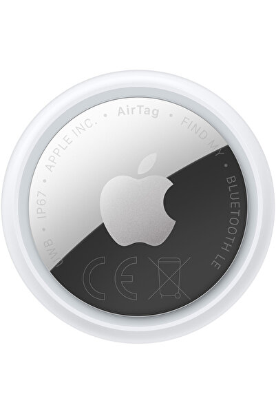 Apple AirTag (2nd generation) tracking/anti-loss device, White/Silver
