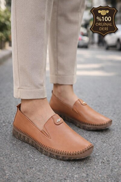 MODAONN Γυναικεία Ορθοπεδικά Δερμάτινα Παπούτσια Loafer – Εύκαμπτα και Ελαφρι...