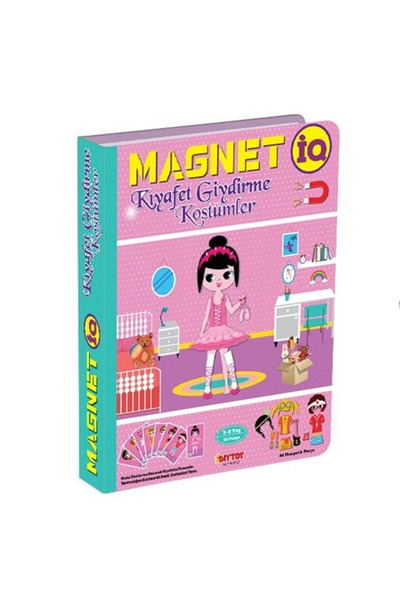 BYZ TOYS Manyetik Magnet Kıyafet Giydirme Kostümler