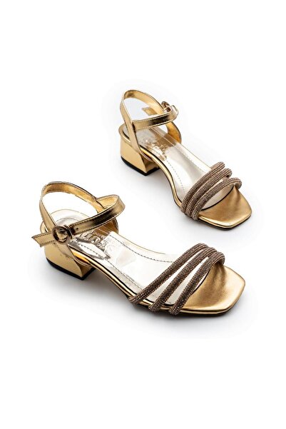 Milano Stylish Comfortable Stone-Heeled Shoes