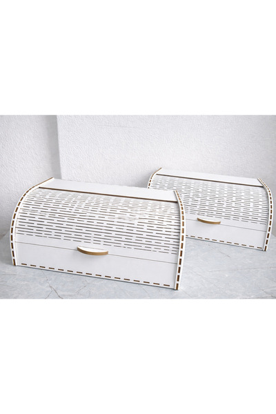 Eksen Ahşap Elkmeklik Ekmek Kutusu