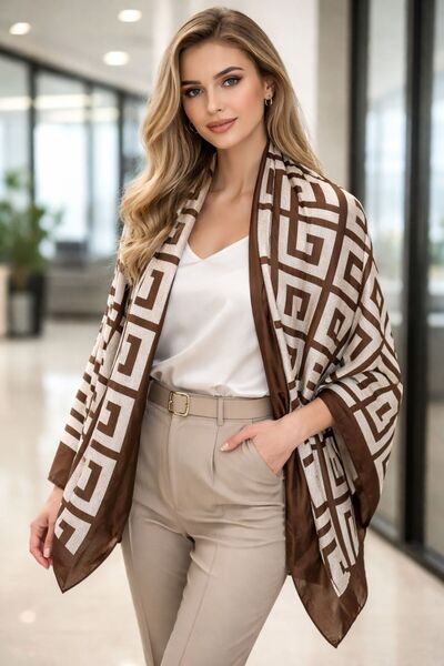 FELLMENS SAL14 Șal de damă cu model 180x90 cm