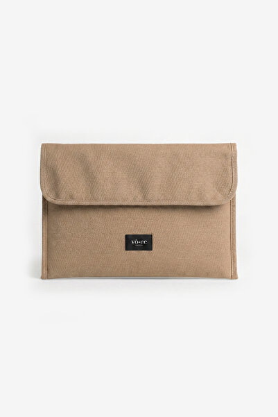 voce studios Beige Canvas Notebook Case