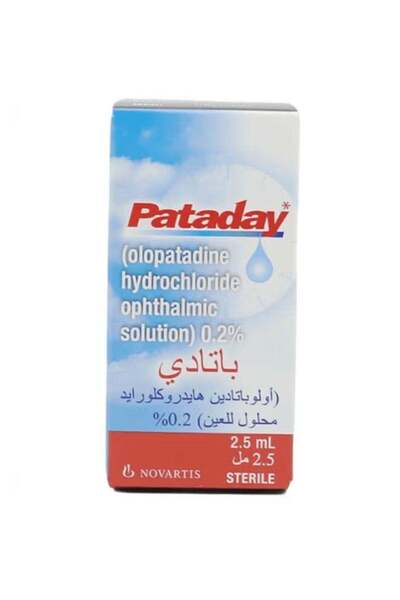 NOVARTIS PHARMA PATADAY 0.2% Eye Drops 2.5ml – Fast Relief from Allergic Eye ...