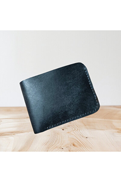 Hayal Atölyem Art El Yapımı Pueblo İtalyan Hakiki Deri Erkek Cüzdanı Siyah-8 ...