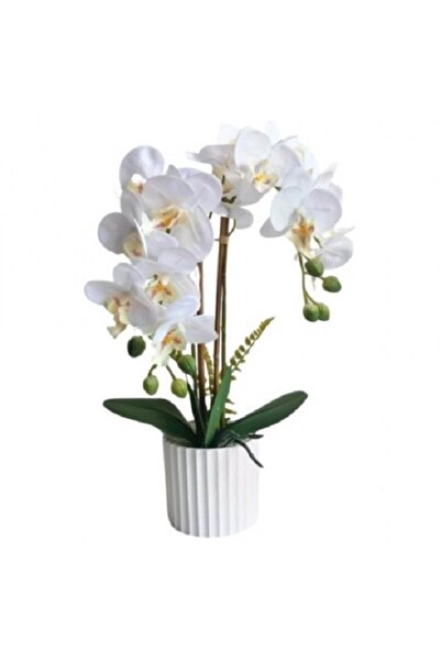 Noname Orhidee artificiala alba in ghiveci 46 cm