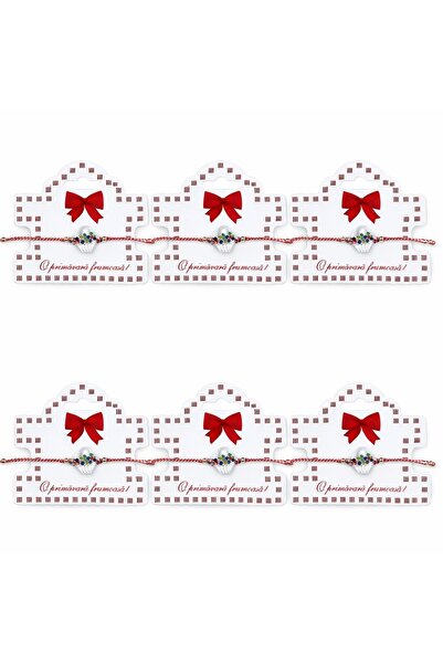 OEM Set of 6 Martisoure Adjustable Bracelet, Basket with Flowers