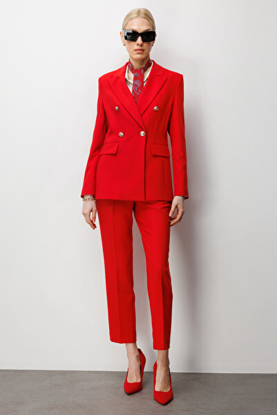 Ekol Kruvaze Yaka Kapak Cepli Ceket 1006