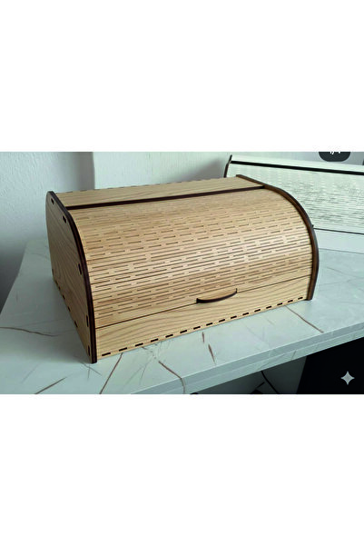 Eksen Ahşap Elkmeklik Ekmek Kutusu