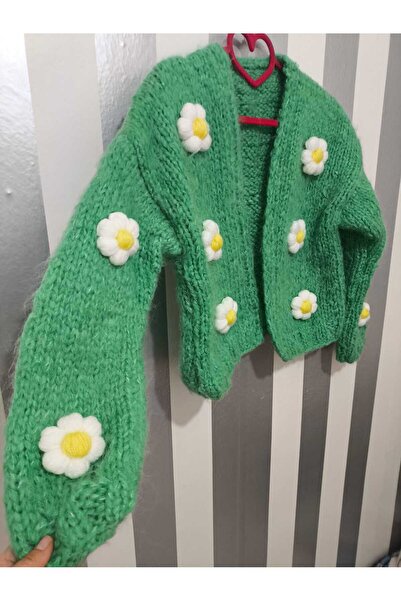 hobilanka Women's Knitted Cardigan, Hand-Knitted Cardigan, Special Production...