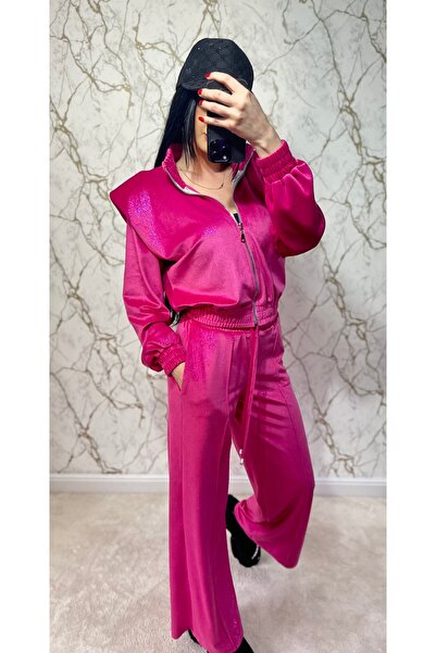 Demhana Boutique Velvet set with glitter