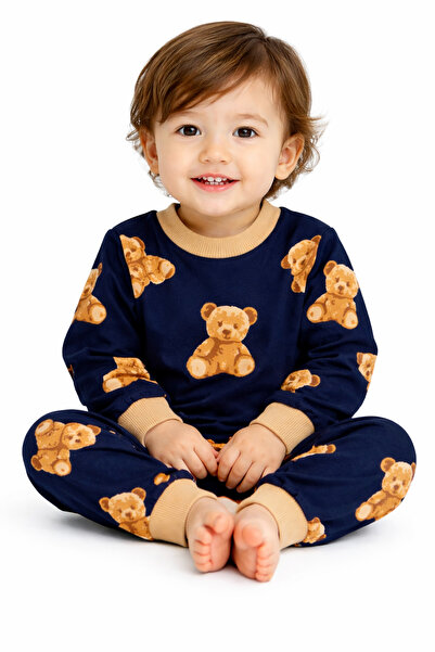 ozbaby.com Oz Baby Unisex Bebek ve Çocuk Takımı 1-4 Yaş Mikro Süet Dört Mevsi...