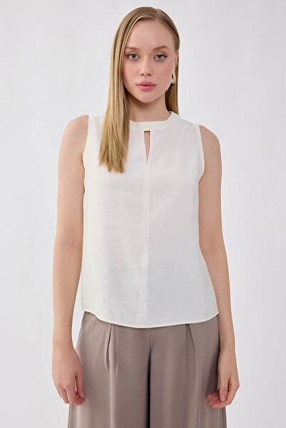 Vitrin Front Detailed Blouse
