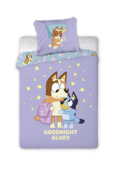 bluey Goodnight children's duvet set 100x135cm, 40x60 cm