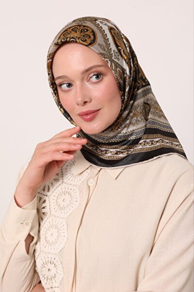 Levidor Ethnic Pattern Sparkling Crystal Scarf