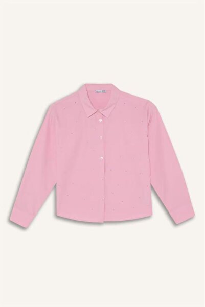 DeFacto Kız Çocuk Uzun Kol Gömlek G7044A8/PN86