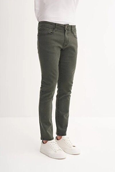Cazador Parker Extra Slim Fit Denim Pantolon Normal Paça Normal Bel