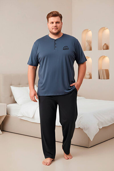 SEBOTEKS 100% памук, с яка, с копчета, с къси ръкави, с джобове, мъжки пижаме...