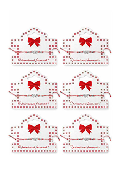 OEM Set of 6 Martisor Bracelets with Bow