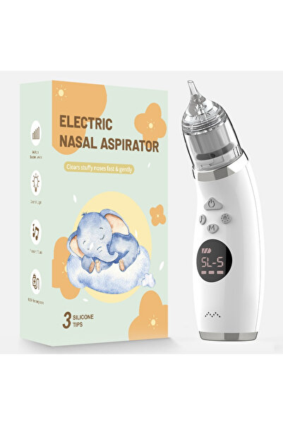 Zenva Electric nasal aspirator for babies - 5 speeds, colored light, music + ...