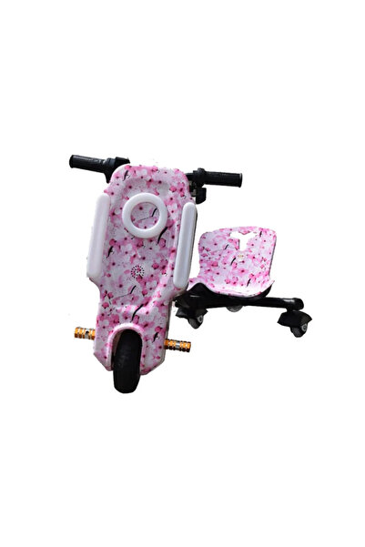 Leno سكوتر كهربائي صغير للأطفال (صغير) 36 فولت - رسومات وردية