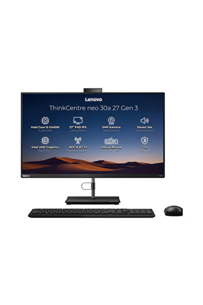 LENOVO ThinkCentre Neo 30A G3 Intel Core i5-12450H 16GB 512GB SSD 27" W11P Al...