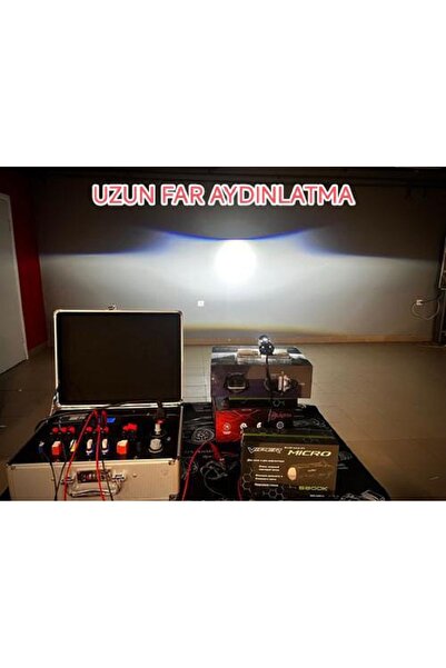 FORTİCO Yeni Nesil H4 Mercek Far 5800K Led 60w 23000 lümen– Güçlü ve Odaklı Işık PİRİMESJ