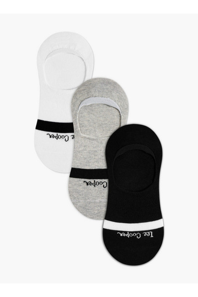 Lee Cooper جوارب رياضية رجالية غير مرئية - طقم من 3 قطع